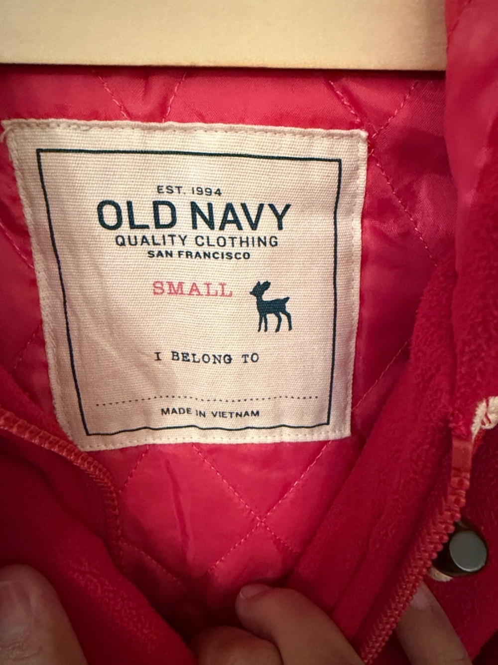 Old Navy Red Toggle Duffle Kids Coat. Size S - Picture 5 of 7